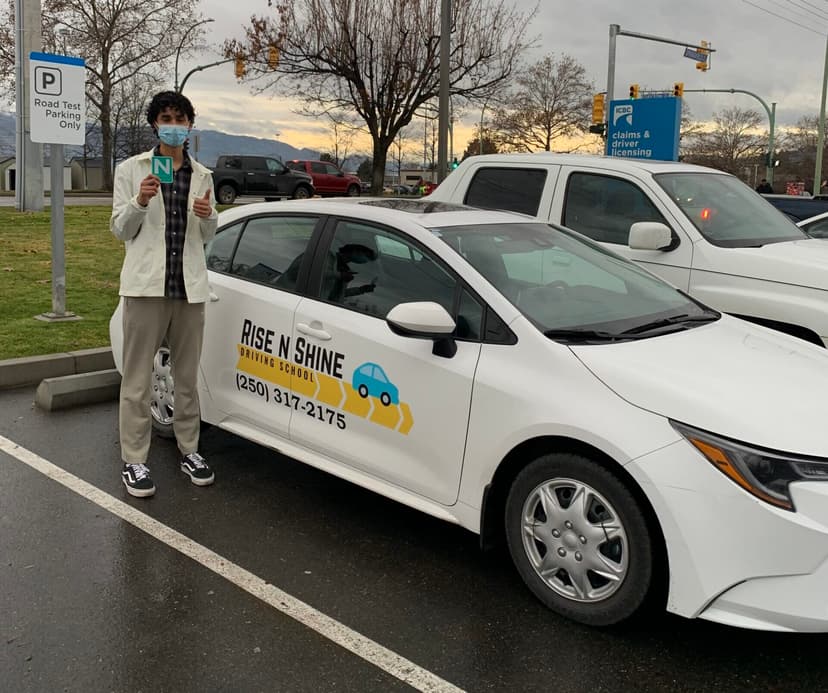 Kelowna student passing road test