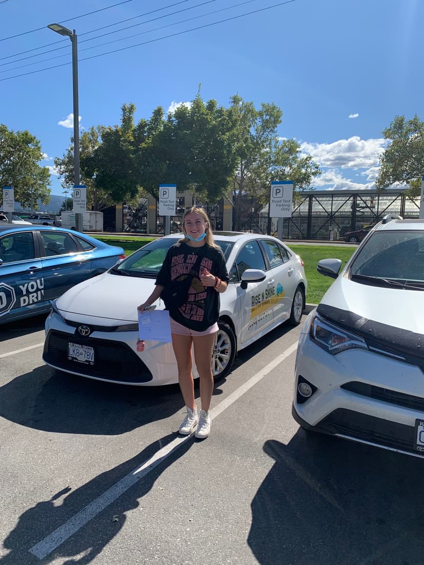 Professional driving instruction results